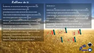 acordes guitarra de hablame de ti