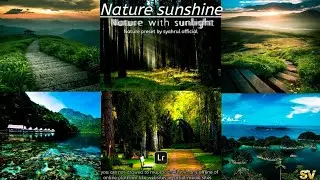 🔴Nature Sunshine Filter] Lightroom Paid Preset Xmp Free Download