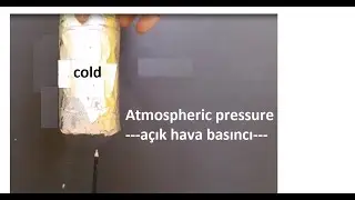 Atmospheric pressure---açık hava basıncı---
