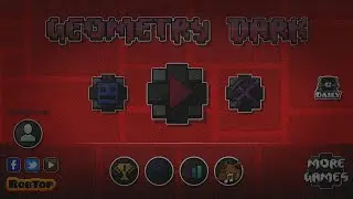 Dark Mode Texture Pack For Medium Android Showcase | Preview #1 | Geometry Dash 2.113