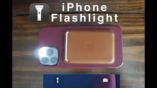 Flashlight Tutorial - Two easy ways to turn your flashlight on and off with your iPhone