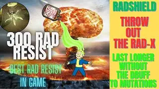 Fallout 76 : Radshield best rad resist aid in game 300 rad resist / Strangler bloom location