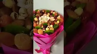 Букет из сухофруктов,орехов и конфеток 🤤👍Очень вкусный и необычный букет 🔥 Оригинальный подарок