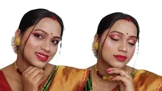 Indian wedding guest makeup look ||Hindi||GRWM for a wedding