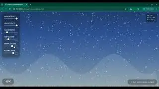 Realistic Snowfall Animation | Cinematic Winter Effect in HTML CSS JS