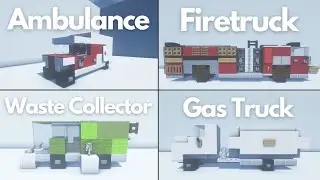 Minecraft: 4 Cool Vehicles Ideas!