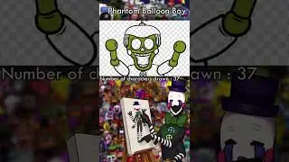 Drawing Phantom Balloon Boy (FNaF 3) 