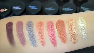 SWATCH TIME! All our mineral eyeshadows - Neve Cosmetics