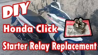 DIY Honda Click ayaw mag start pero may power. Starter relay replacement