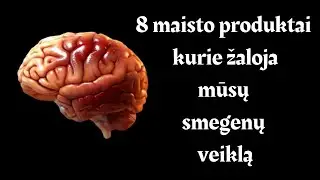 8 maisto produktai, kurie žaloja mūsų smegenų veiklą