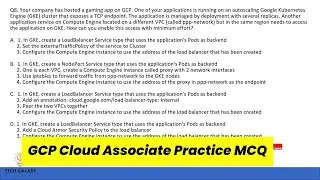 GCP | Google Cloud Associate Engineer Exam Practice Test Latest Questions and Answers | Module 9