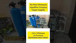 1000 lph Ro plant wholesale supplier #startup #business #reels