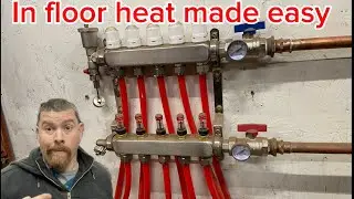 In-floor heat. diy low budget.