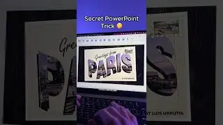 Don't tell anyone how to make this cool text effect in PowerPoint 🤫🤫 #powerpoint #presentation