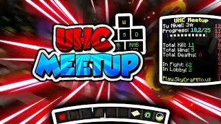 🔴 Uhc Meetup | Testing uhc meetup In Skycraft | DragonBR