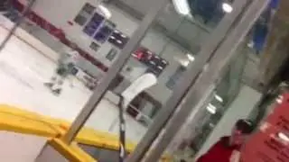 Dayton Demonz player confronts hockey fan for a fight