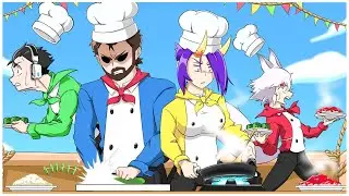 2 FleshTubers & 2 Vtubers Cook In A Kitchen... What Could Go Wrong