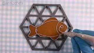 Пряник - Рыба. 23 февраля. Мастер-класс по пряникам. Cookies with icing. Decorated cookies.