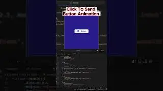 Click To Send Button Animation HTML CSS JavaScript 