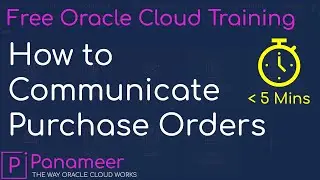 Oracle Cloud Tutorial Ep 0080 | How to Communicate a PO using Oracle ERP Cloud's Purchase Orders App