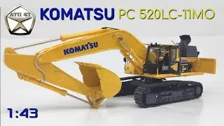 Komatsu PC 520LC-11MO🔹️Dealer model🔹️Обзор масштабной модели 1:43