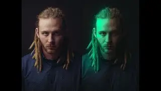 Photoshop yeşil aydınlatma efekti verme