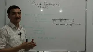 Present Continuous Tense with Otabek Musurmonov (O'zbek Tilida)