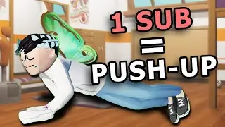 1 SUB = 1 PUSH-UP 🔴 LIVE