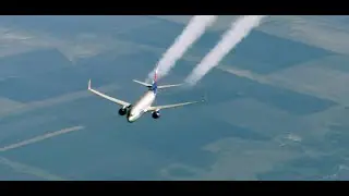 Посадка в Краснодаре. Boeing 737-800