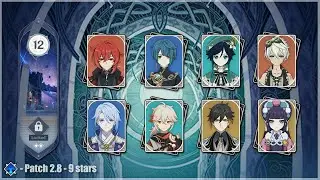[2.8] - Genshin Impact - Abyss - Floor 12 / 9 stars - Diluc / Ayato