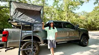 Solo camping in 109° Texas HEAT!