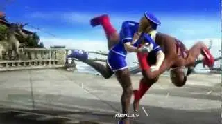 Anna kicks Bruce in the nuts. Ballbusting KO.wmv