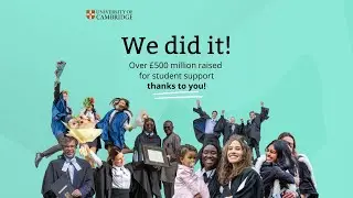 Half a billion raised to support students at Cambridge