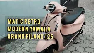 MATIC RETRO YAMAHA GRAND FILANO 125 HYBRID 2024 | Pink Mauve