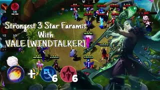 NEW STRONGEST META FARAMIS WITH COMMANDER | VALE [WINDTALKER] | MAGIC CHESS 2023 | NEW UPDATE‼️🔥