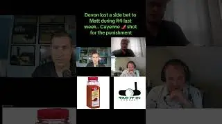 Devon loses a side bet to Matt on Sunday.. 🌶️🥵 #podcast #pgatour #golf #pepper #betting