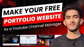 How to Create a Portfolio Website as a YouTube Channel Manager for FREE in Google Sites in 2024