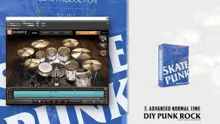 DIY Punk Rock -Skate Punk -MIDI Drum Expansion Pack (EZ Drummer 2)