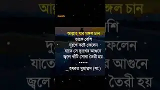 আল্লাহ তাআলা কাকে বেশি দুঃখে রাখেন!!! 🤔🤔🤔 #trending #viral #youtubeshorts