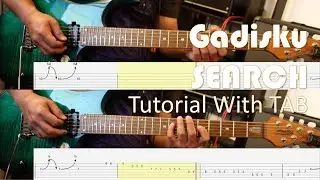 SEARCH - Gadisku - Guitar Intro & Solo Tutorial with TAB