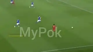 Caglar Soyuncu vs Mohammed Salah sprint.