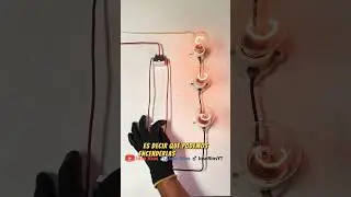 3 lamps in series with three-way switches 