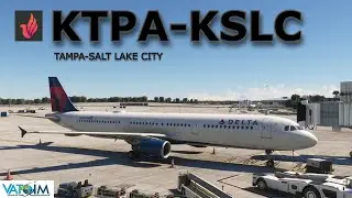 MSFS LIVE | FENIX A321 | Tampa (KTPA) - Salt Lake City (KSLC) | Vatsim | #msfs2020 #fenixa320