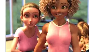 Female muscle cartoon comic Tina Toon's Tremendous Transformation