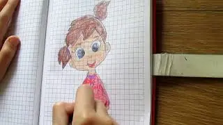 Рисую девочку Лялюшу. Как нарисовать мультяшную девочку.