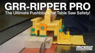 GRR-RIPPER PRO: The Ultimate Pushblock for Table Saw Safety!