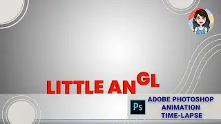 TEXT Doodle animation in ADOBE PHTOSHOP| real time | #adobephotshop #photoshopgif #simpleanimation