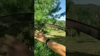 Коса с сильным загибом