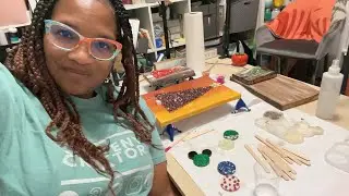Results and prep for resin keychain, pop sockets and badge holder projects. Part 1