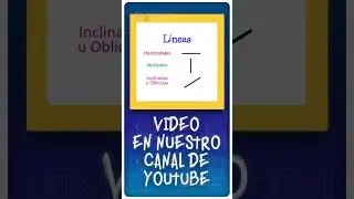 Líneas horizontales, verticales e inclinadas 📏 